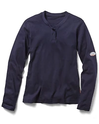 Rasco Women's FR Henley Long Sleeve Work Shirt