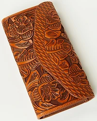 Shyanne Women's Wrenlee Tooled Underlay Wallet