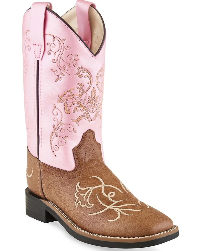Old West Girls' Western Boots - Square Toe