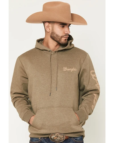 Wrangler Men's Logo Graphic Hooded Sweatshirt