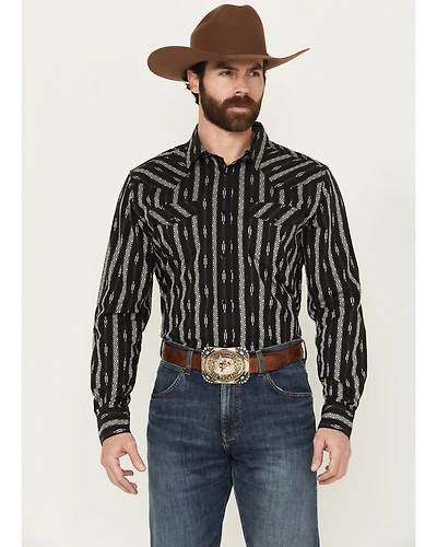 Cody James Men's Range Rover Ready Striped Long Sleeve Snap Western Shirt