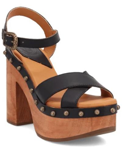 Dingo Women's Lotus Wooden Sandals