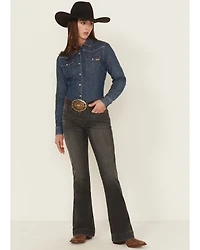 Cinch Women's Lynden Moderate Rise Slim Trouser Stretch Denim Jeans