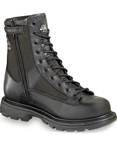 Thorogood Men's 8" Waterproof Side-Zip Trooper Boots - Soft Toe