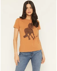 Shyanne Women's Stallion Short Sleeve Graphic Tee