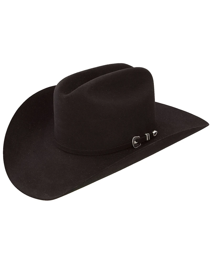 Resistol Men's 6X City Limits George Strait Black Fur Felt Cowboy Hat