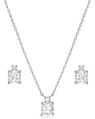 Montana Silversmiths Women's Clean Cut Jewelry Set - 2 Piece