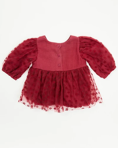 Yura Infant Girls' Tutu Long Sleeve Onesie