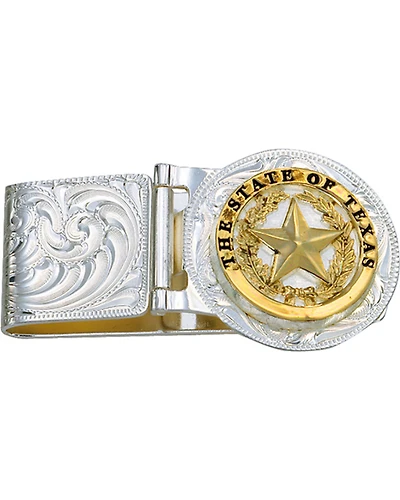 Montana Silversmiths Texas Star Hinged Money Clip