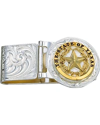 Montana Silversmiths Texas Star Hinged Money Clip