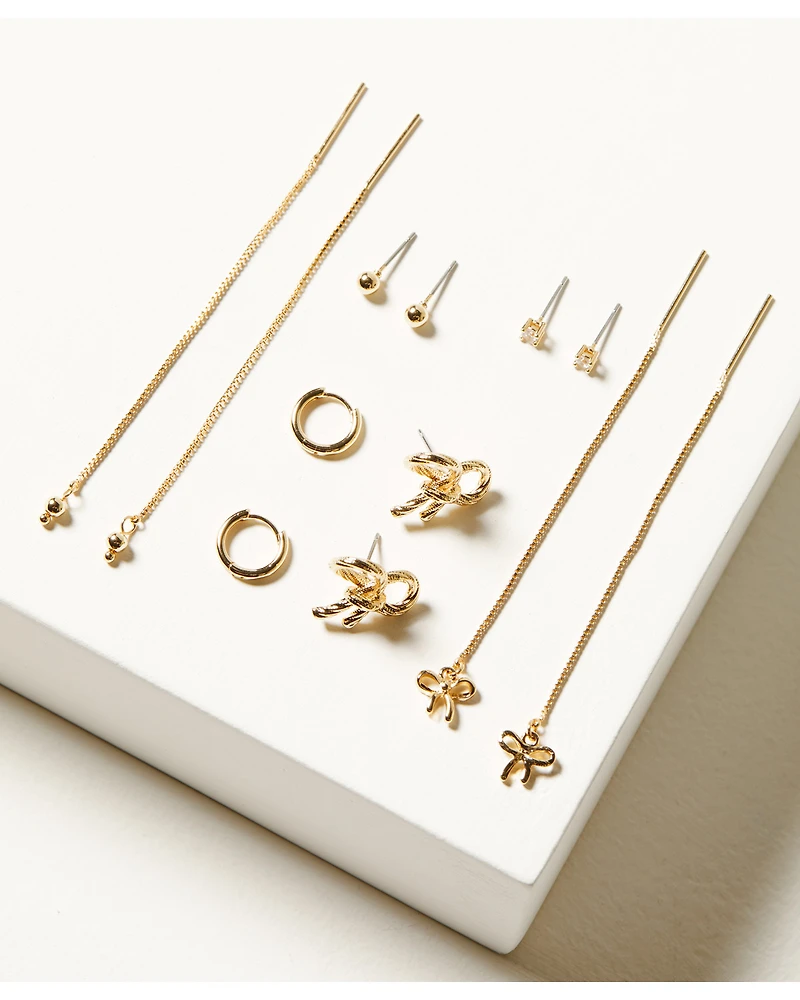 Shyanne Women's Bow Earring Set - 6 Piece