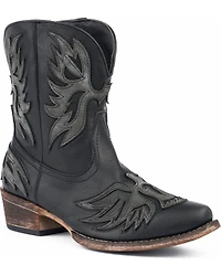 Roper Women's Amelia Eagle Overlay Western Boots - Snip Toe