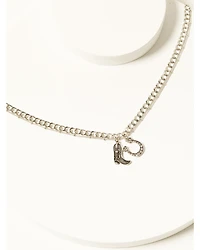 Shyanne Women's Boot and Horseshoe Charm Necklace