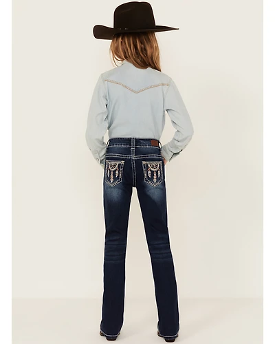 Shyanne Girls' Dreamcatcher Pocket Bootcut Jeans