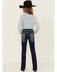 Shyanne Girls' Dreamcatcher Pocket Bootcut Jeans