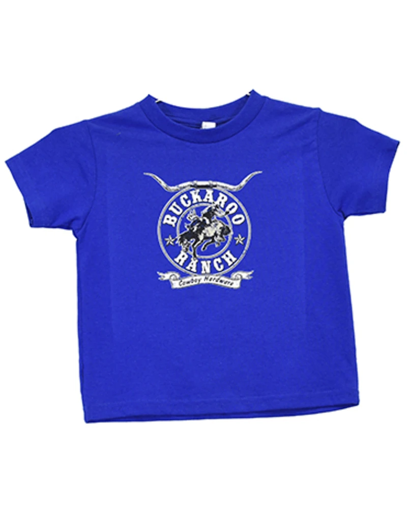 Cowboy Hardware Toddler Boys' Buckaroo Ranch Short Sleeve Graphic T-Shirt
