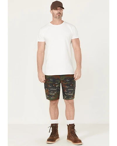 Lucky Brand Workwear Men's Camo Cargo Shorts