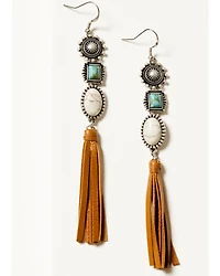 Idyllwind Women's Arlington Multi-Stone Fringe Earrings