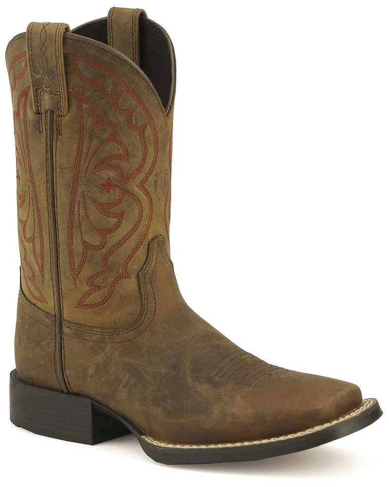 Ariat Boys' Quickdraw Western Boots - Square Toe