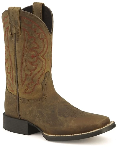 Ariat Boys' Quickdraw Western Boots - Square Toe