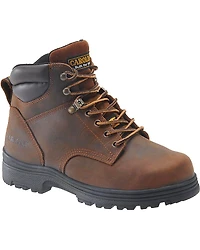 Carolina Men's 6" Broad Toe Internal Met Guard Work Boots - Steel