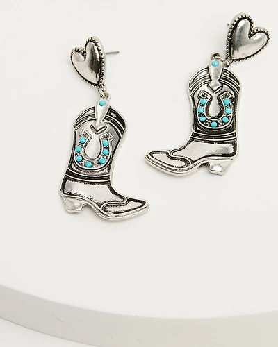 Shyanne Women's Boot and Horseshoe Earrings