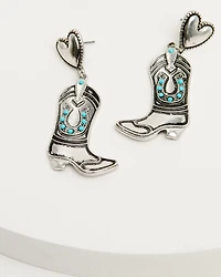 Shyanne Women's Boot and Horseshoe Earrings
