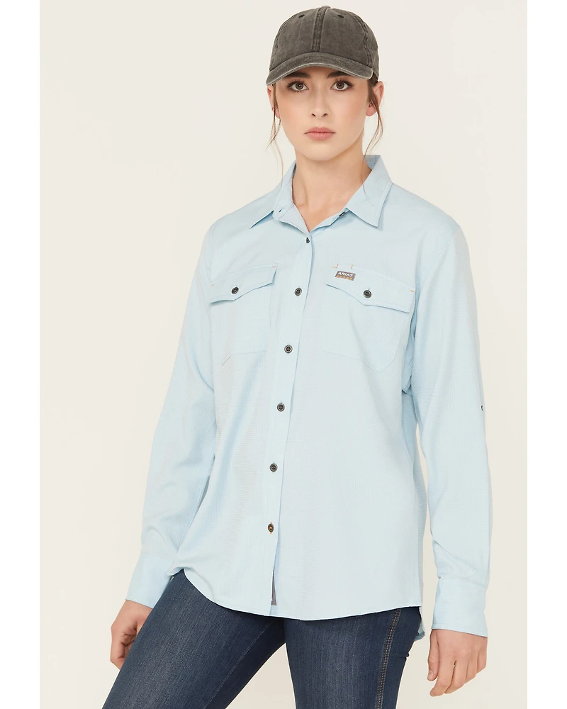 Ariat Women's Rebar Made Tough VentTEK Long Sleeve Work Shirt