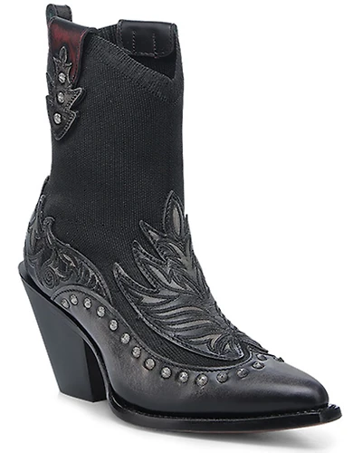 Corral Women's Studded Outlay Western Booties - Snip Toe