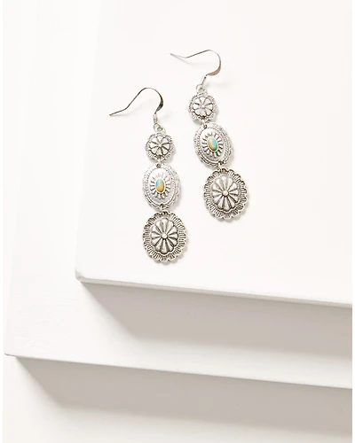 Shyanne Women's Sedona Sky Concho Earrings