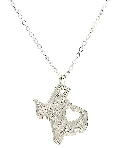 Montana Silversmiths I Heart Texas Necklace