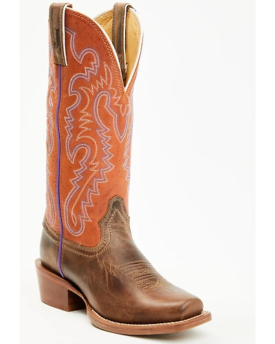 Justin Women's Breaking News Western Boots - Square Toe