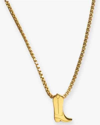 Ink + Alloy Women's Alice Cowboy Boot Necklace