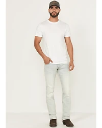 Brothers and Sons Men's Gunsmoke Wash Tucker Slim Straight Stretch Denim Jeans