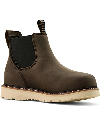Ariat Women's Rebar Wedge Chelsea Waterproof Work Boots - Soft Toe