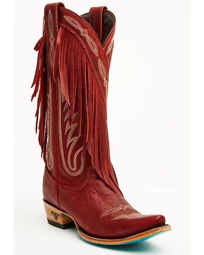 Lane Women's Senita Falls Fringe Tall Western Boots - Snip Toe