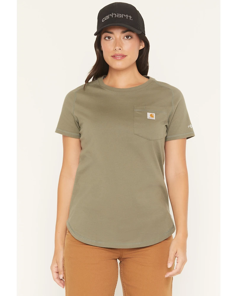 Carhartt Women's Force Relaxed Fit Midweight Short Sleeve Pocket Tee