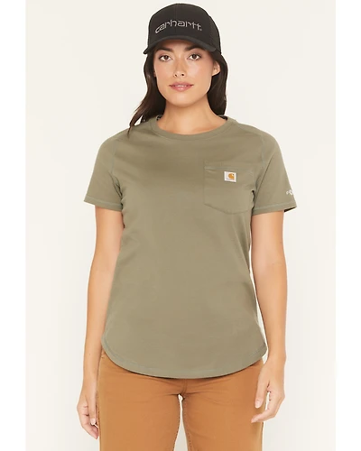 Carhartt Women's Force Relaxed Fit Midweight Short Sleeve Pocket Tee