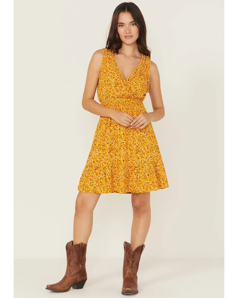 Shyanne Women's Floral Print Sleeveless Mini Dress