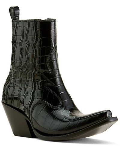 Ariat Women's Jade Crocodile Print Western Booties - Snip Toe