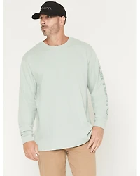 Carhartt Men's Loose Fit Heavyweight Long Sleeve Logo Graphic Work T-Shirt