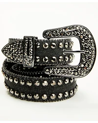 Shyanne Women's Denim Embellished Bling Belt