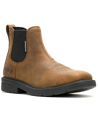 Wolverine Men's Rancher Level Chelsea Slip-On Work Boots - Steel Toe