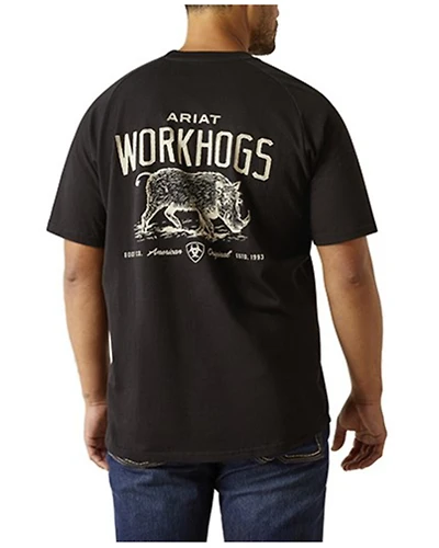 Ariat Men's Rebar Cotton Strong Work Hog Short Sleeve Shirt