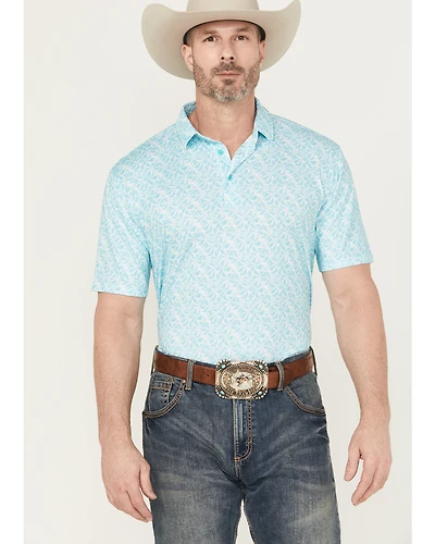 Ariat Men's 360 Airflow Printed Short Sleeve Polo