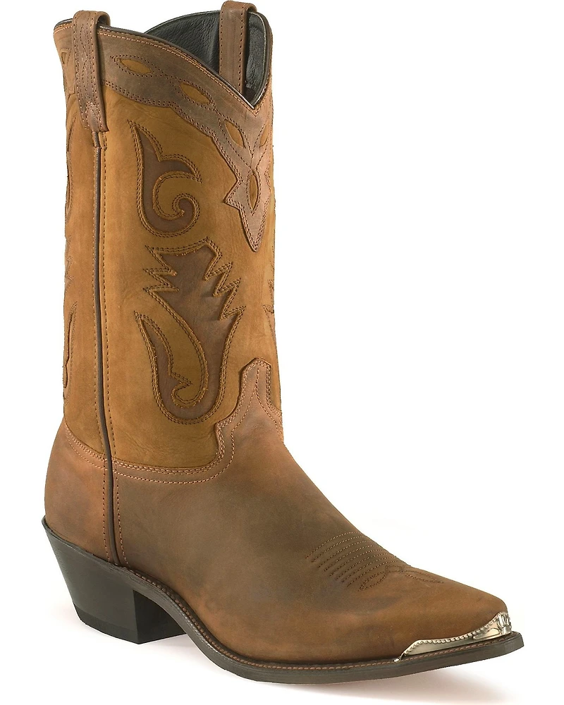 Sage by Abilene Men's Distressed Western Boots - Round Toe