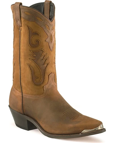 Sage by Abilene Men's Distressed Western Boots - Round Toe