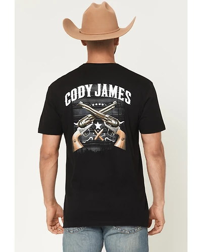Cody James Men's Cross Guns Short Sleeve Graphic T-Shirt
