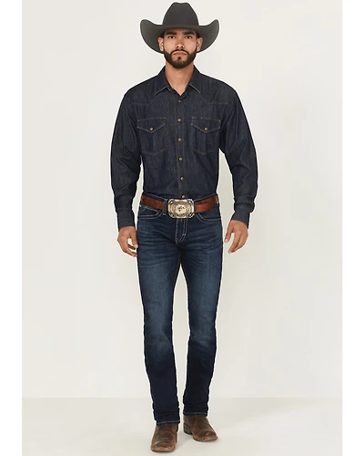 Ariat Men's M8 Dark Wash Modern Slim Straight Stretch Denim Jeans