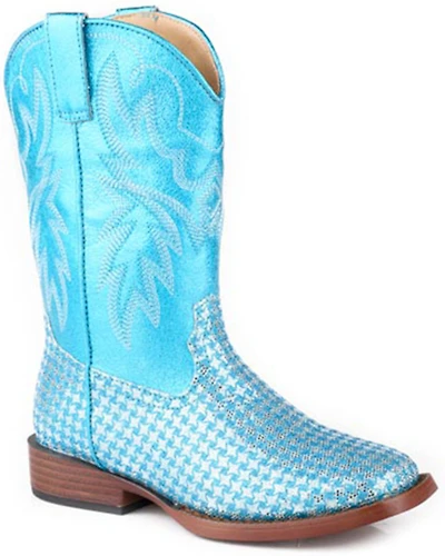 Roper Little Girls' Glitter Gleam Western Boots